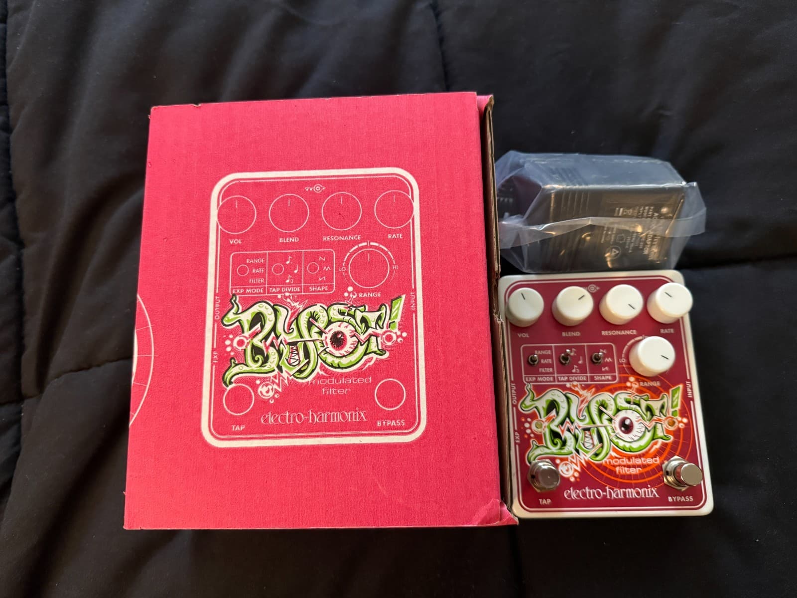 Used Electro-Harmonix EHX Blurst Modulated Filter Guitar Effects Pedal