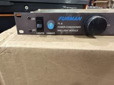 Furman PL-8 Power Conditioner & Light Module 1U Rack Powers On Untested AS-IS