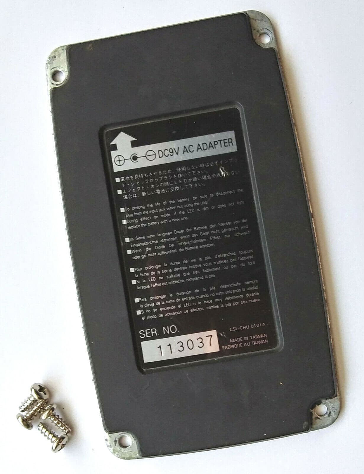 Replacement Metal Base Plate & Screws for Ibanez Soundtank Guitar Effects Pedals