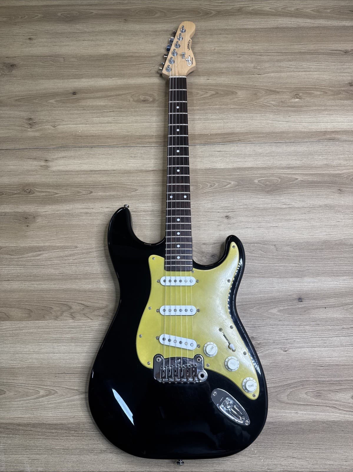 G&L Tribute Legacy Black Electric Guitar Rosewood w/ G&L Gig Bag Indonesia