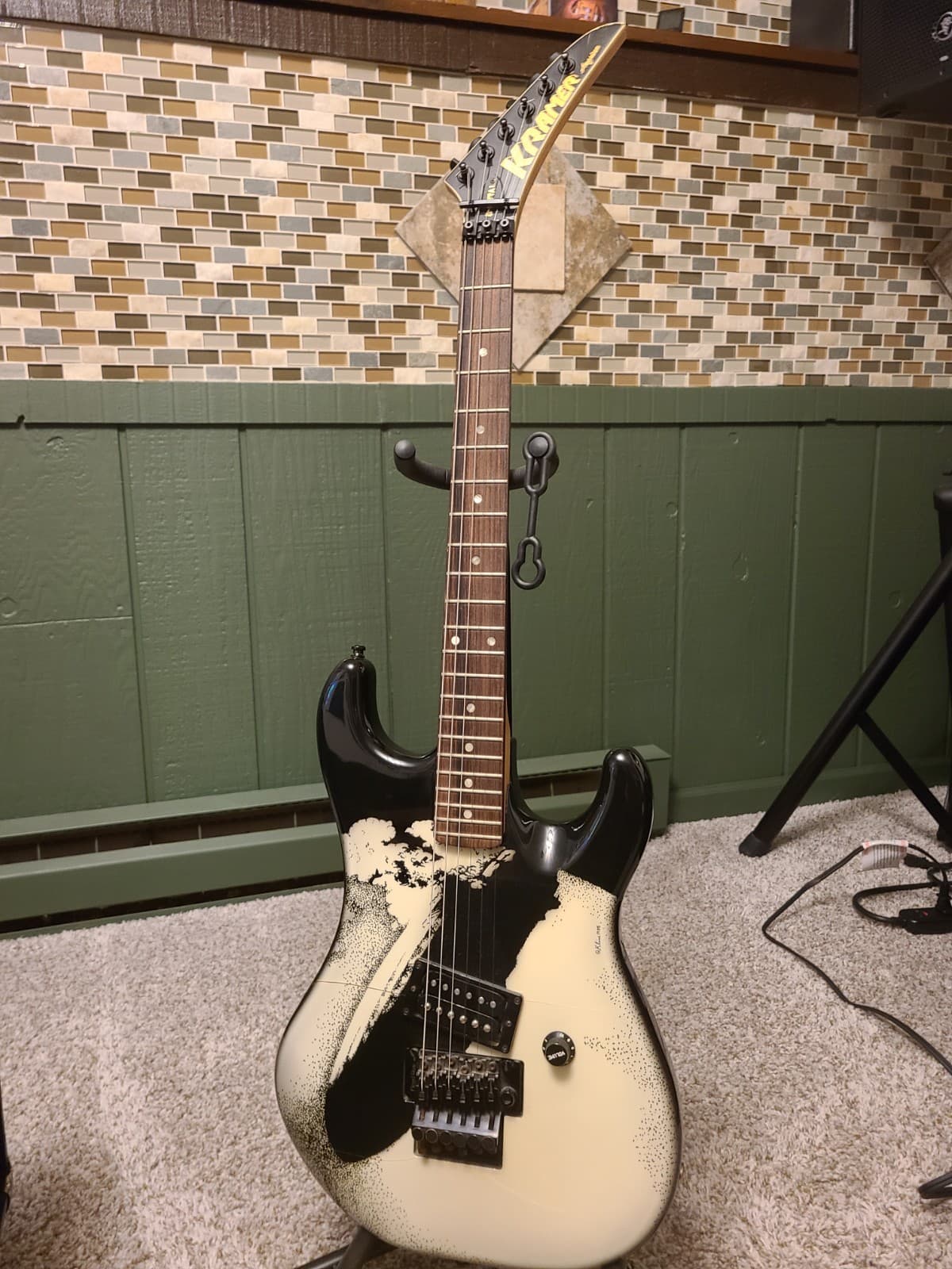 1988 Dennis Kline Led Zeppelin Kramer Baretta Guitar