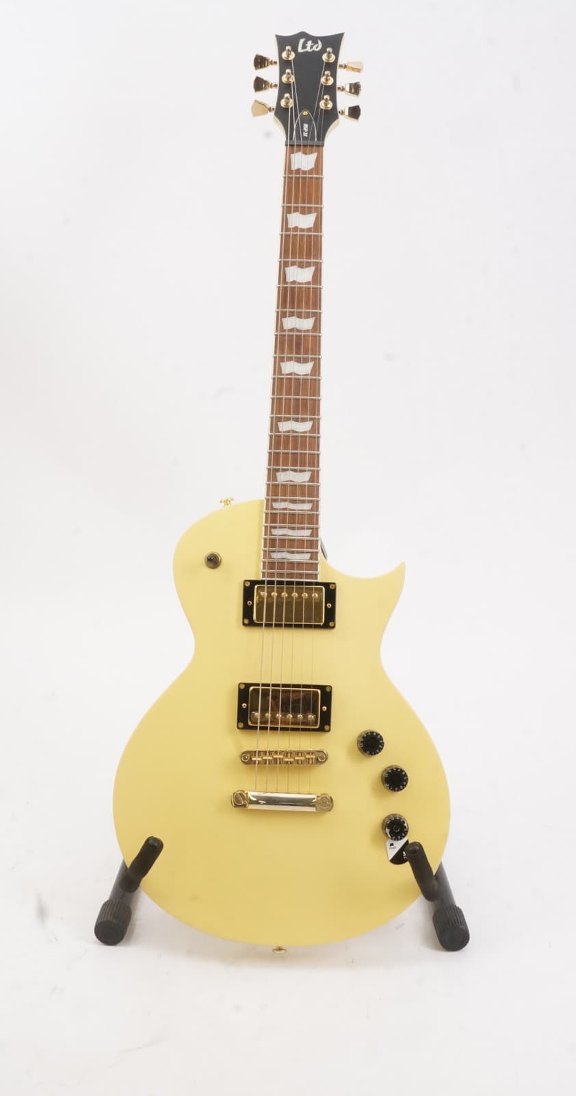 ESP LTD EC-256 Electric Guitar, Vintage Gold Satin