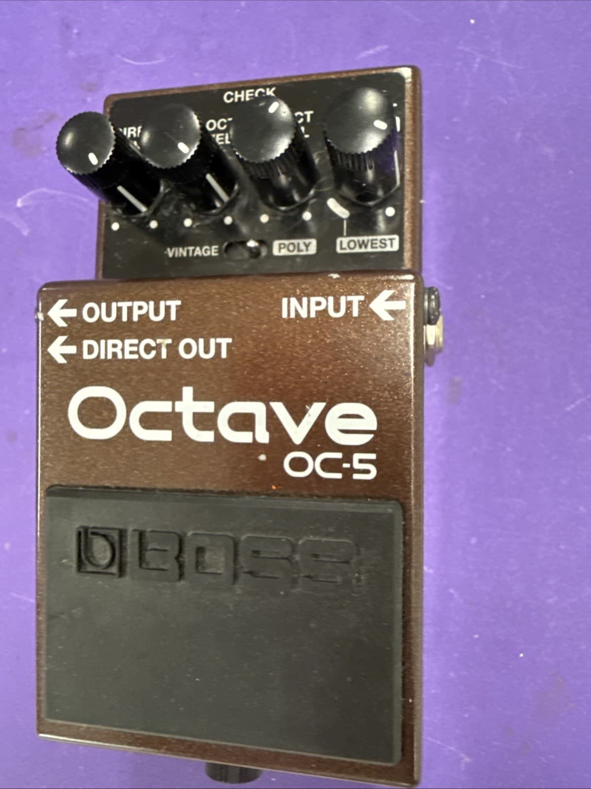 Boss OC-5 Octave Guitar Effects Pedal P-30191 Pre-Owned