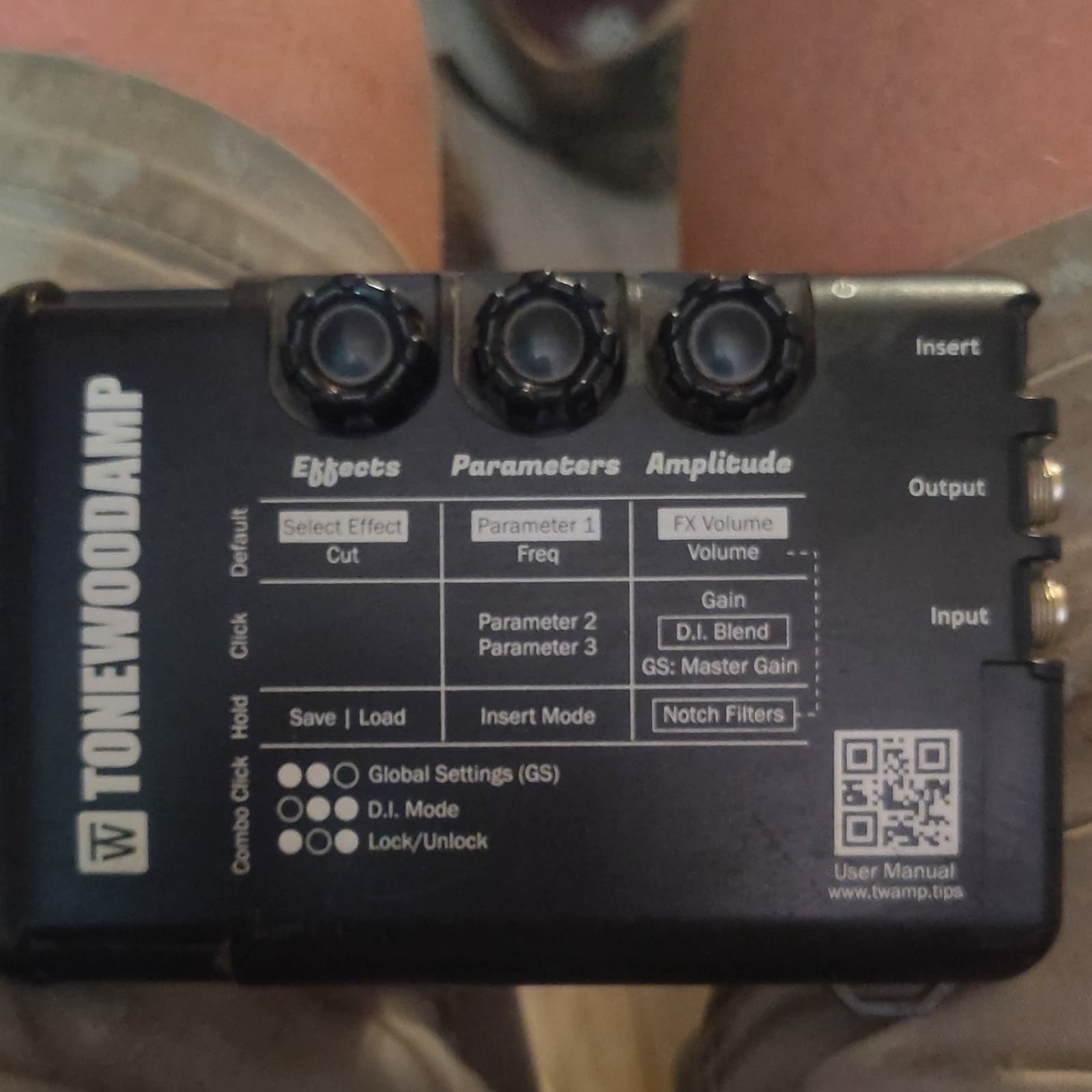 ToneWoodAmp Digital Effects Pedal for Acoustic & Acoustic Electric Guitar