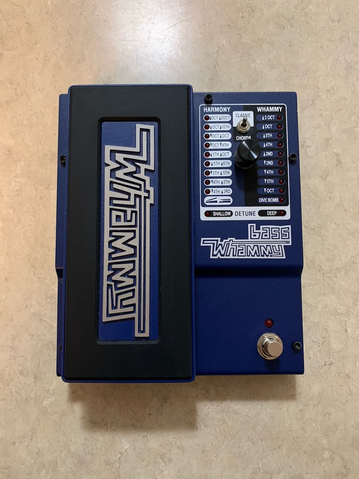 DigiTech Bass Whammy Pitch Shifter Guitar Effect Pedal
