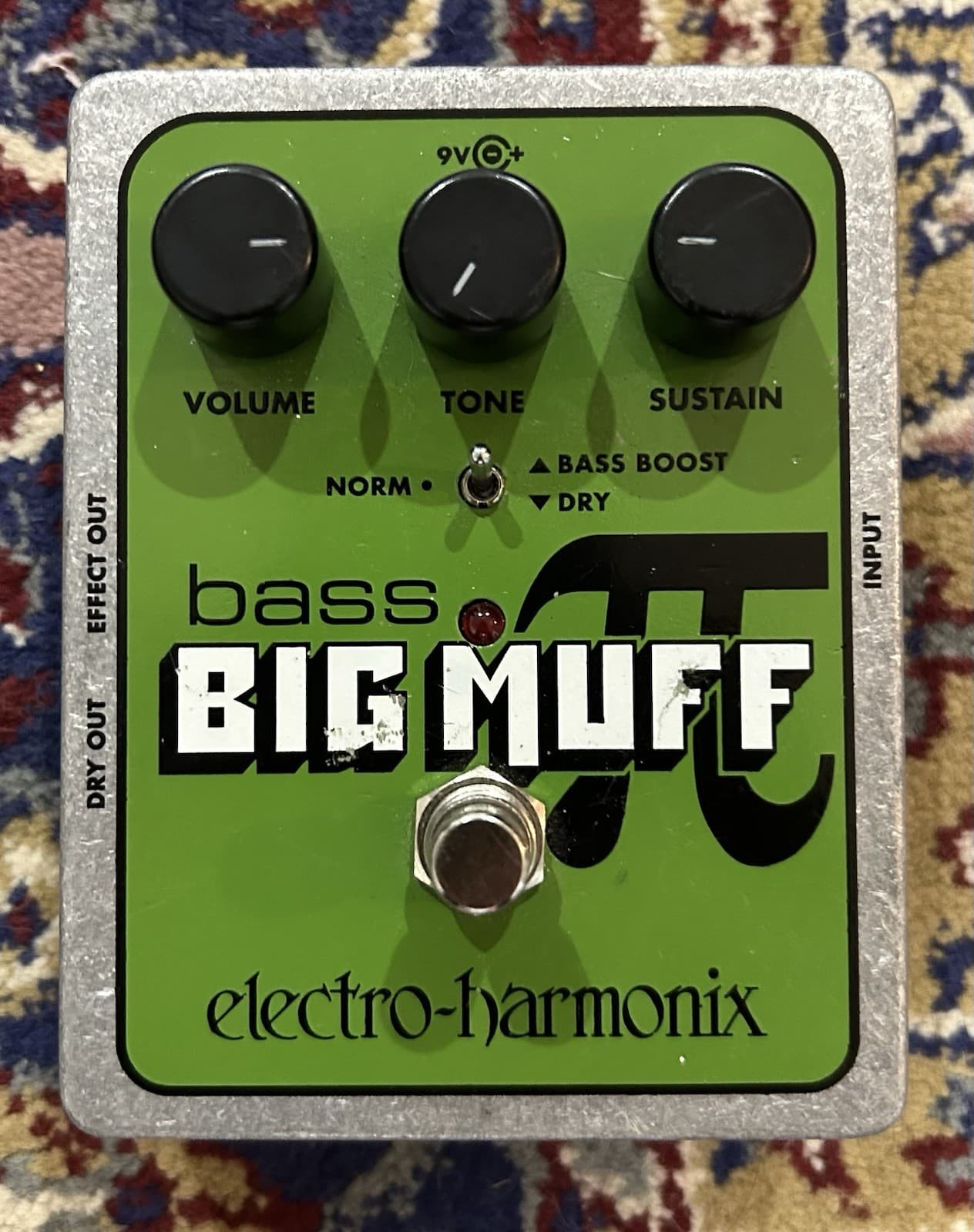 Electro-Harmonix Bass Big Muff Pi Distortion Guitar Effect Pedal