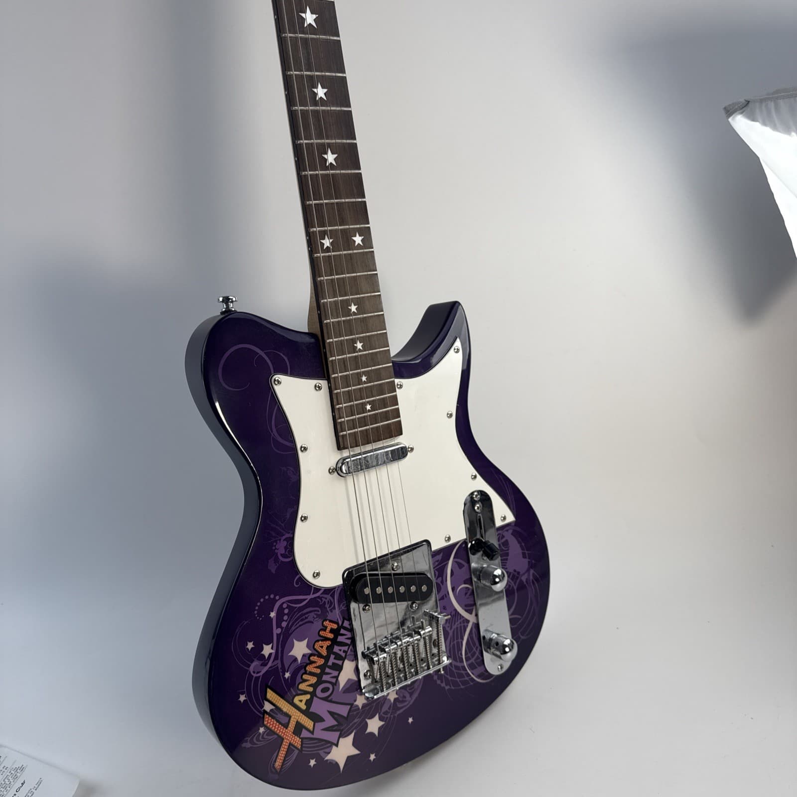 Disney Hannah Montana Secret Star Kids Electric Guitar Purple - Untested