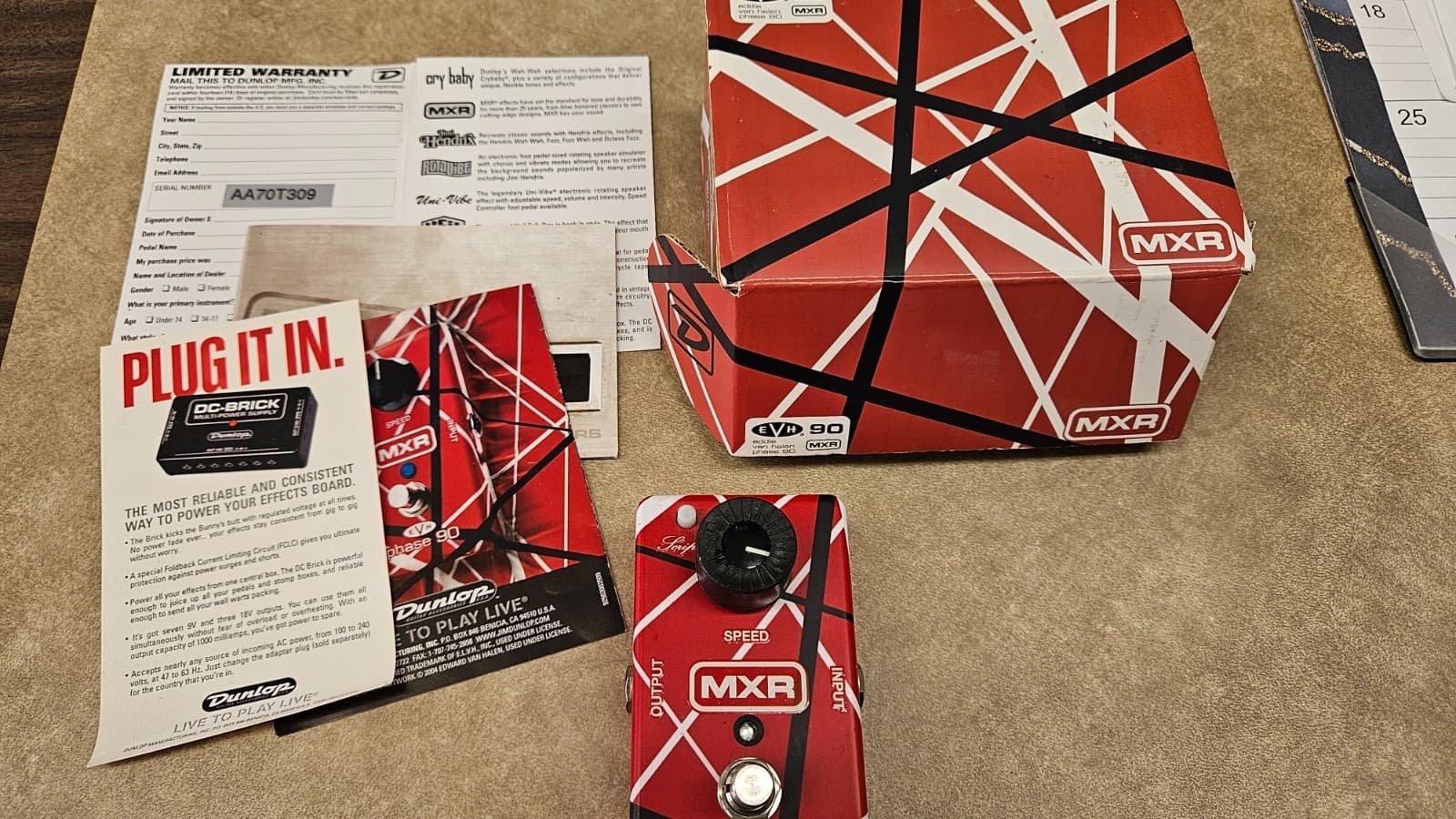 MXR EVH Phase 90 Analog Phaser Guitar Effects Pedal