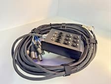 Rapco Horizon 50ft Professional Audio Stage Snake Cable w/ Stage Box – Neutrik X
