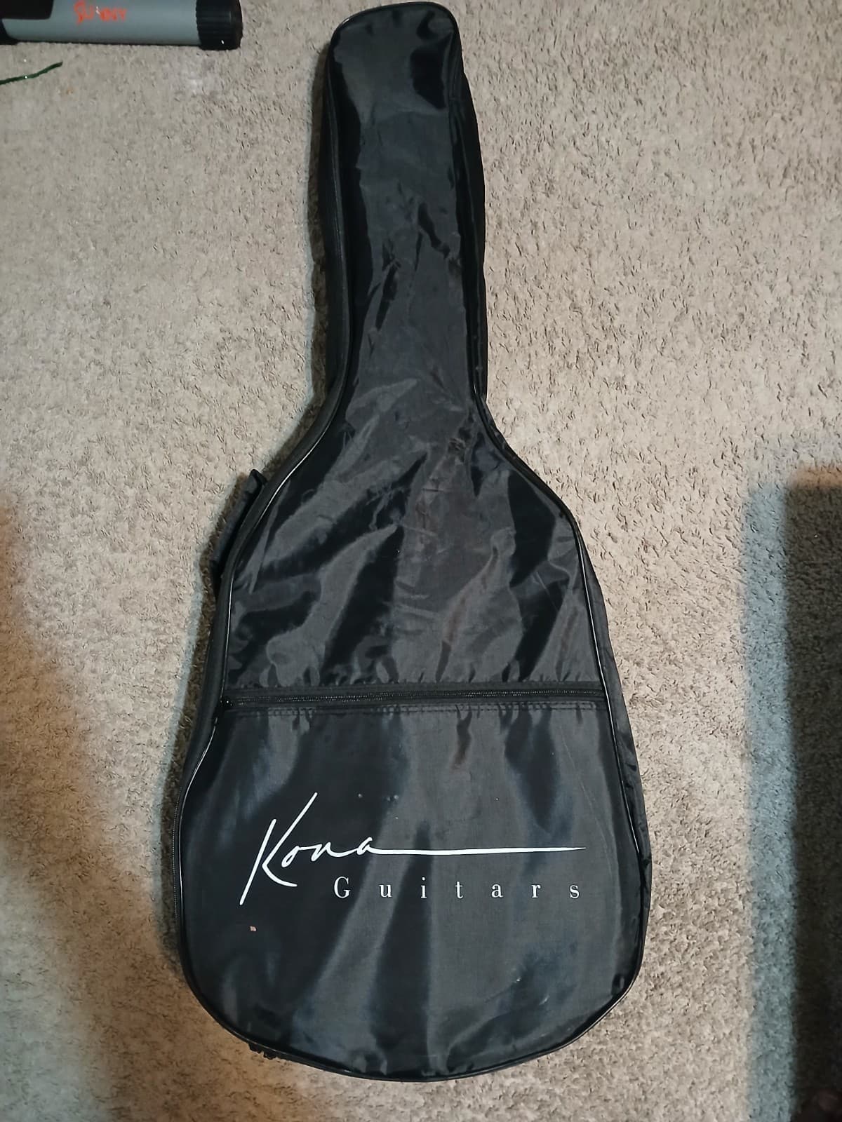 Kona K391L Left-Handed Folk Acoustic Guitar, Natural