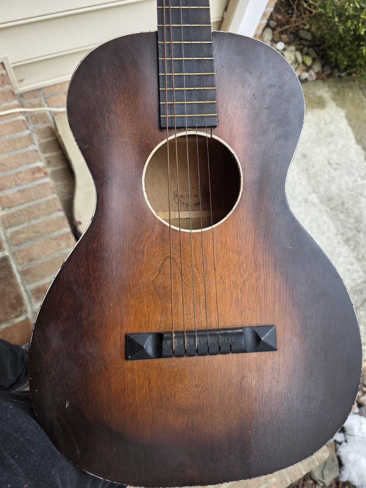 💥Video💥 30's Oahu Square Neck Lap Steel Guitar Cast IRON BRIDGE