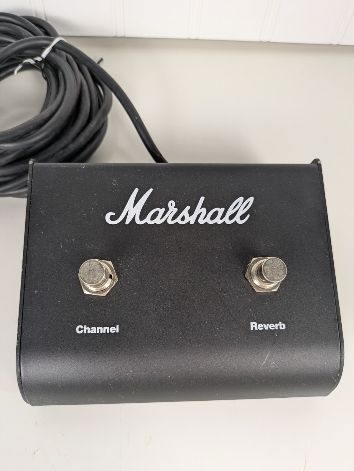 Marshall Guitar Amp Pedal Switch Channel Reverb PEDL-00009 2 Button - EXCELLENT!