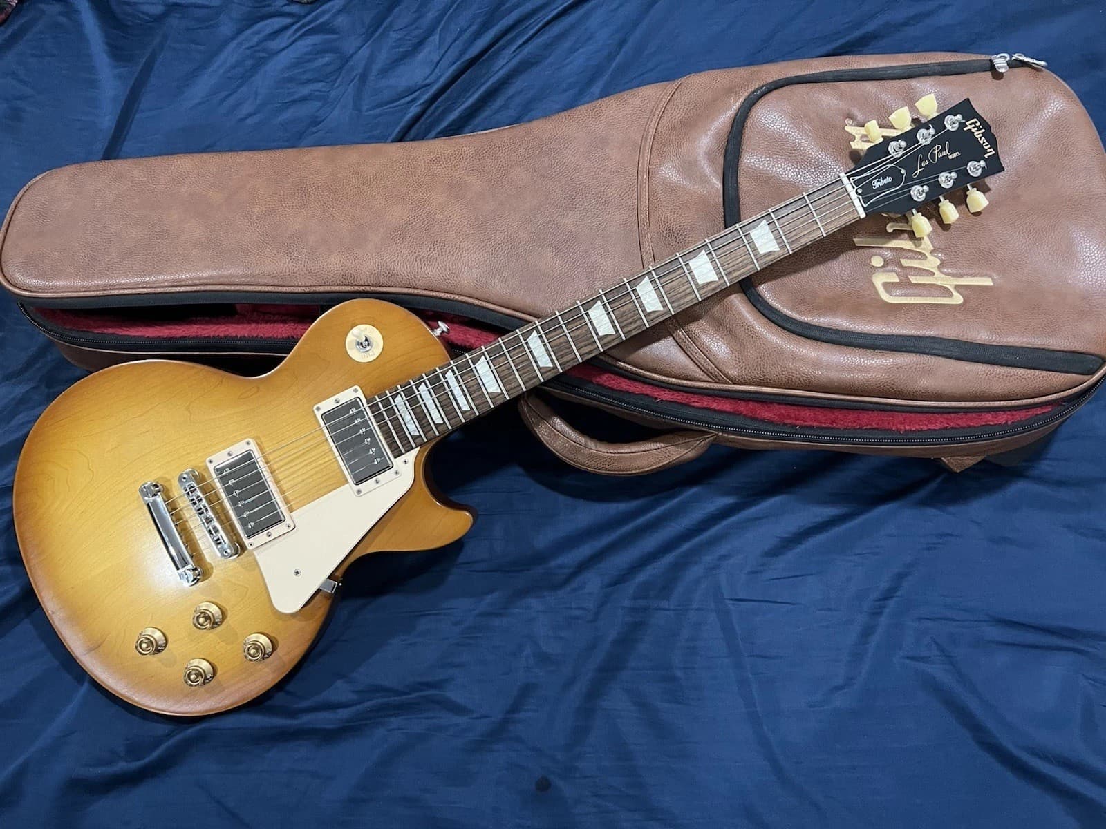 2019 Gibson Les Paul Tribute Electric Guitar - Satin Honeyburst w/Gigbag