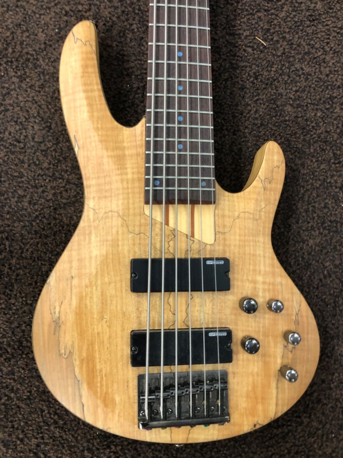 ESP LTD B-206SM 6-String Bass Spalted Maple - USED - Great! Make Offer!