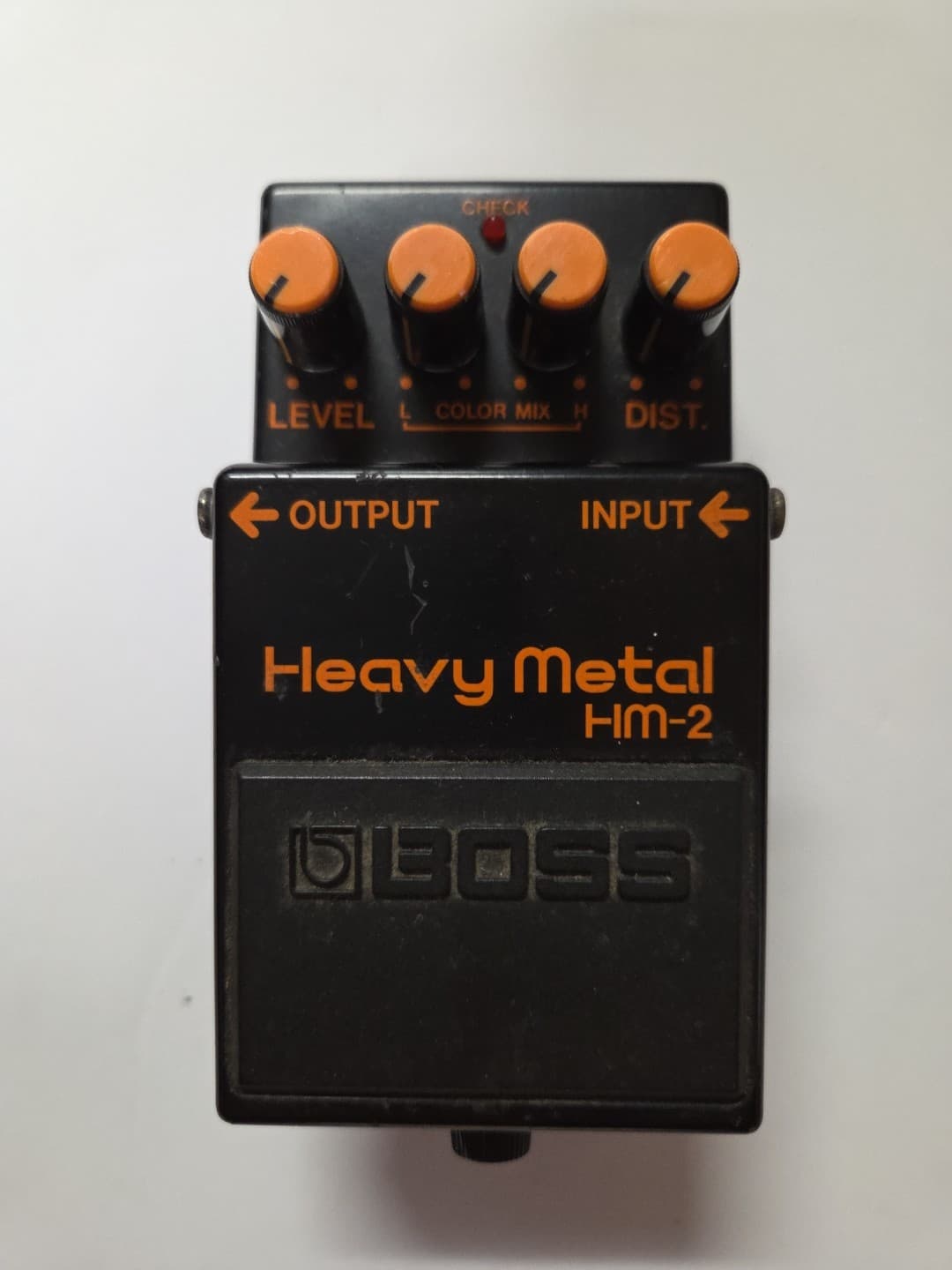 Boss HM-2 Heavy Metal Distortion Guitar Effect Pedal - MIJ - Black Label