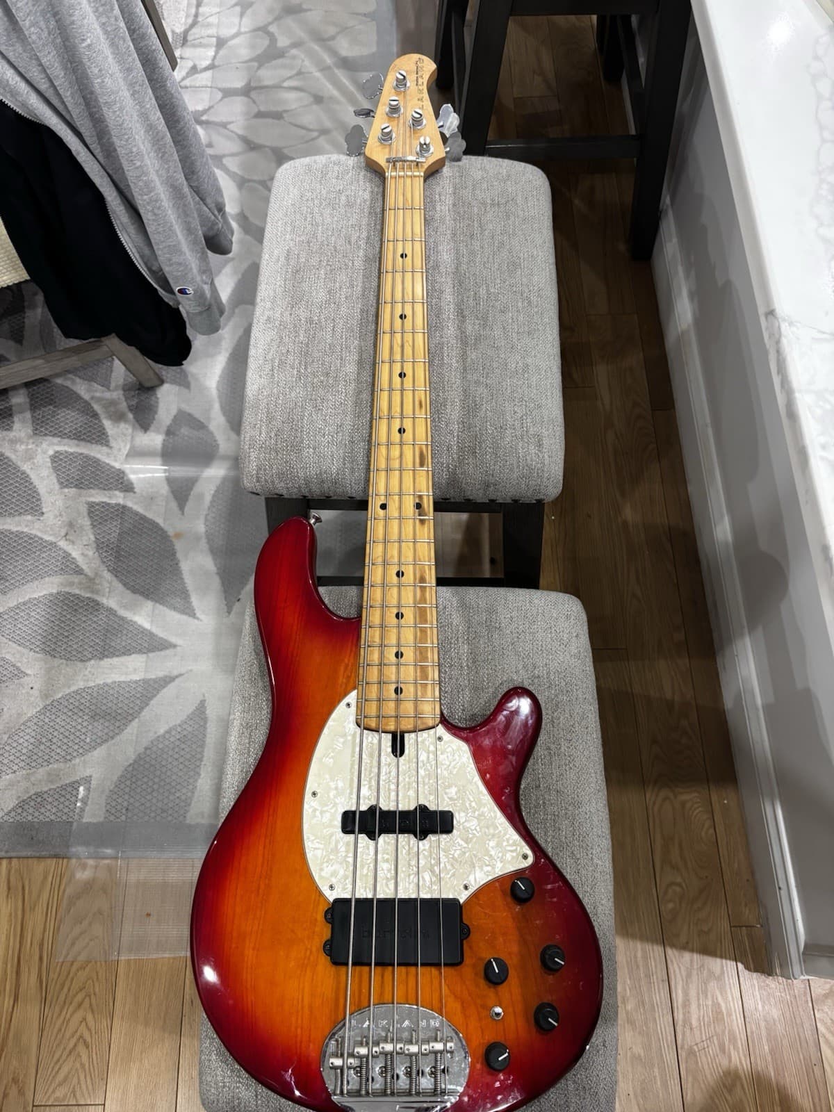 Lakland 5-String Sunburst Electric Bass Guitar Ash Body Maple Neck 21 Frets