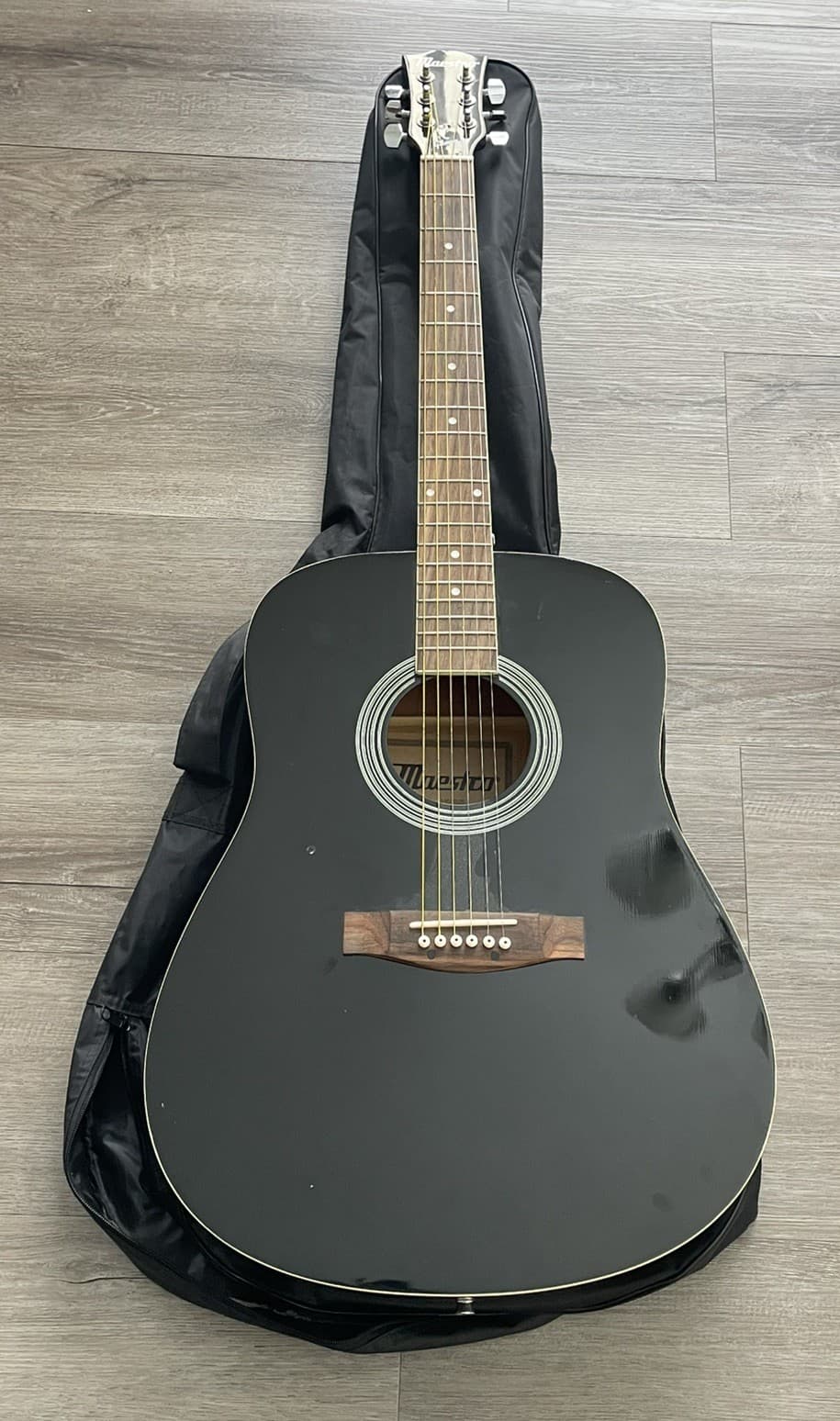 Maestro by Gibson Acoustic Guitar in Black Model: SA41BKCH