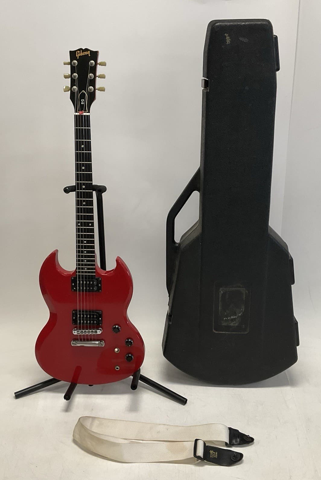 Vintage 1987 Gibson SG Red Right Handed Electric Guitar Made In USA With Case