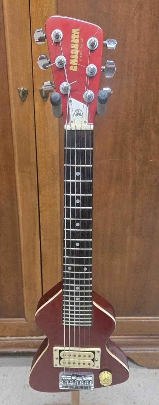 Vintage Chiquita Travel Guitar [1980s] Hondo Erlewine Back To The Future Style!