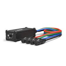 Lyxpro XLR 3 Feet Audio Snake 4 Channel 3 Pin Multi Network Breakout for Stage a