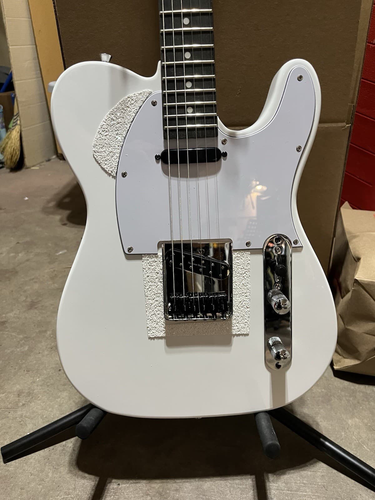 Telecaster style electric guitar With Seymour Duncan Bridge Pup