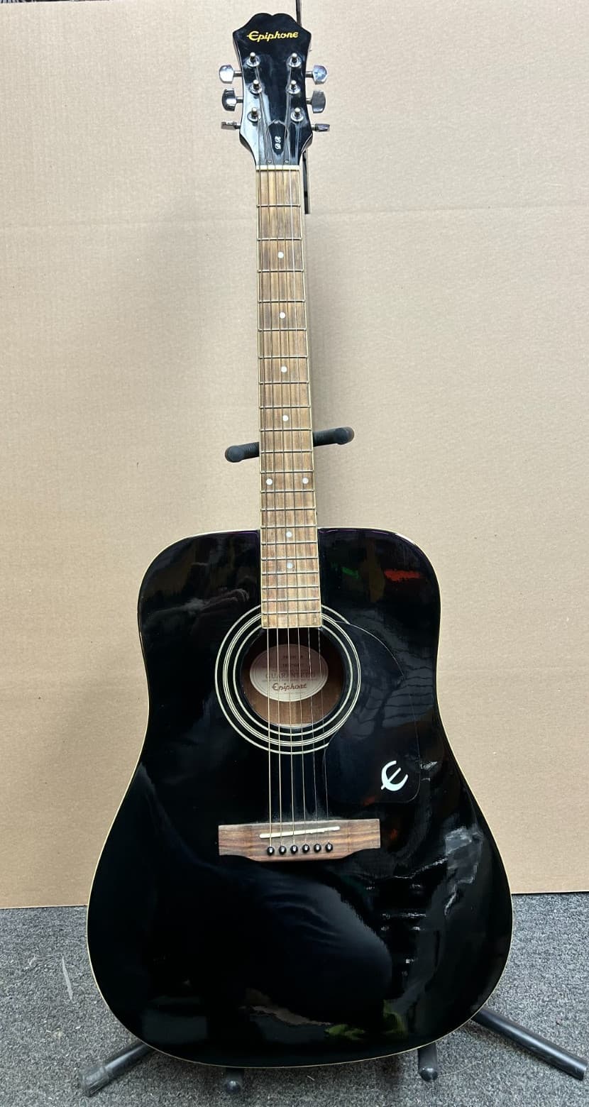 Epiphone DR-100 EB Acoustic Guitar In Black