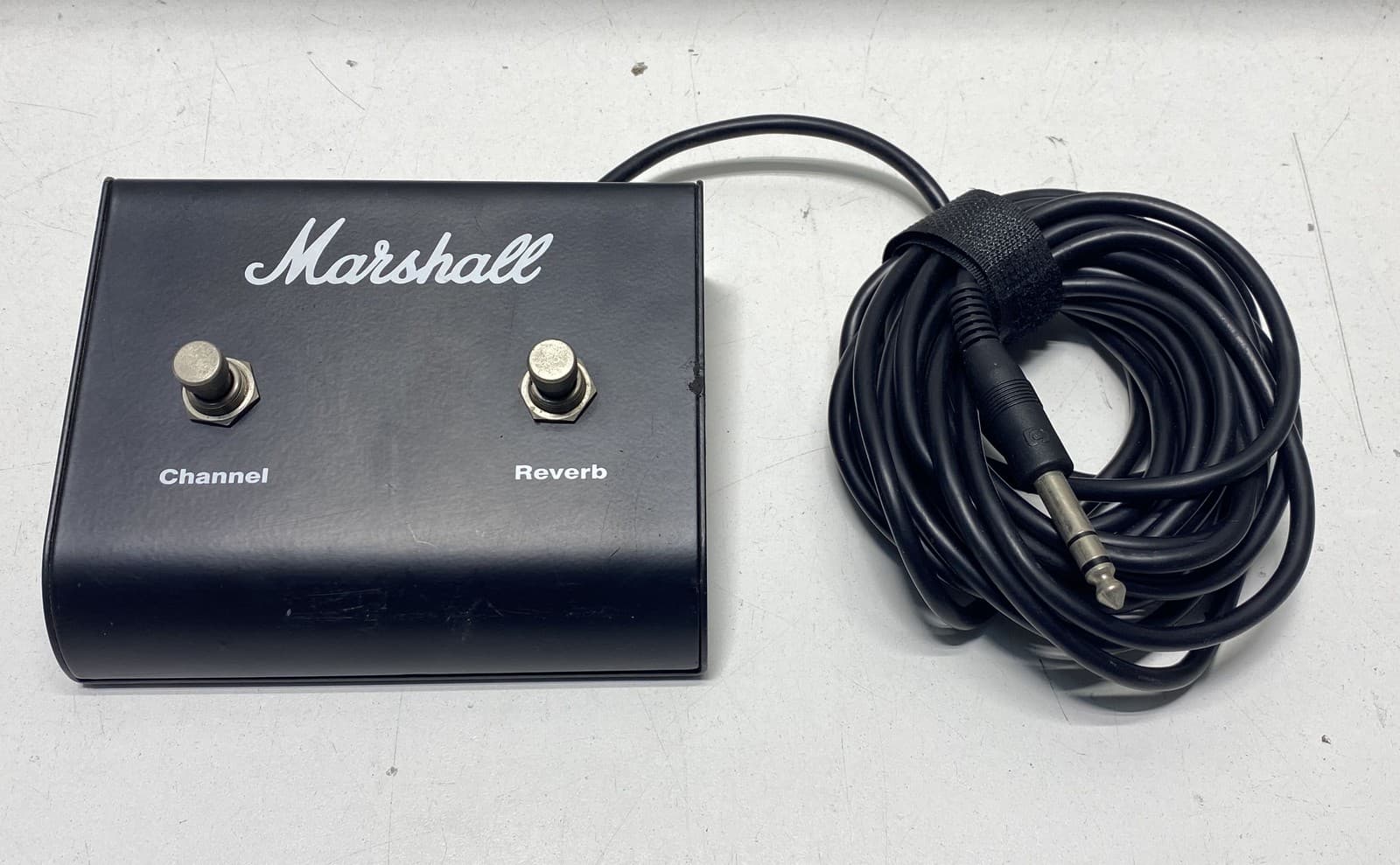 Marshall Guitar Amp Footswitch Black 2 Button Channel Reverb 6-inch
