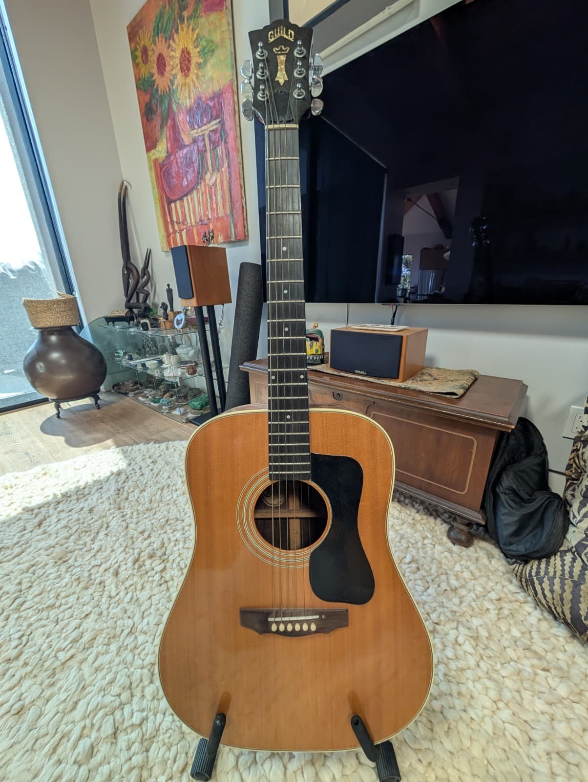 Guild D-50 Dreadnought Acoustic Guitar 6 String Spruce Rosewood Hard Case