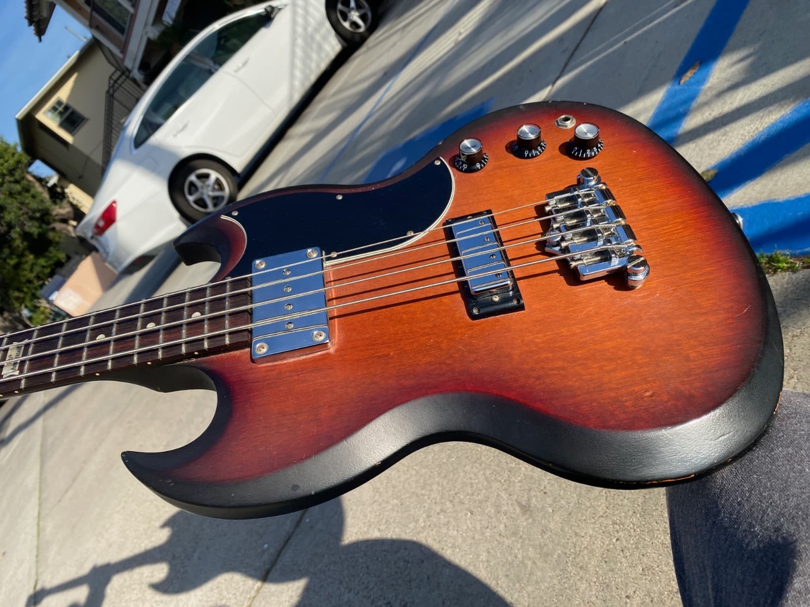 Gibson SG Short Scale Bass 120th Anniversary Sunburst w Original Case and VIDEO