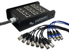 HA-SB1225 Pro Stage XLR Snake Cable Box 12 Channel - 25 Feet (8 Send, 4 Returns)