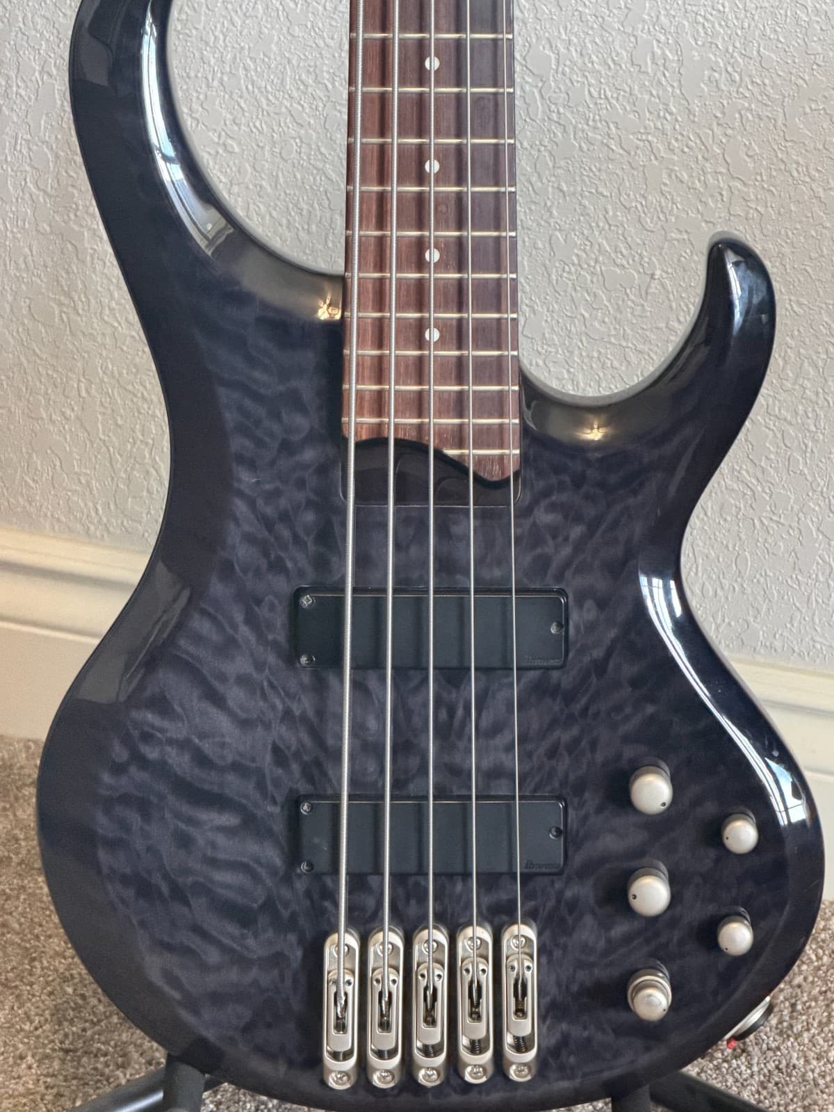 Ibanez BTB 5-string bass BTB405QM / Electric Bass Guitar Black