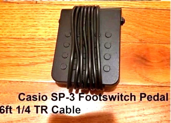 Casio SP-3 Sustain Foot Pedal Switch Digital Piano Keyboard Guitar Effect