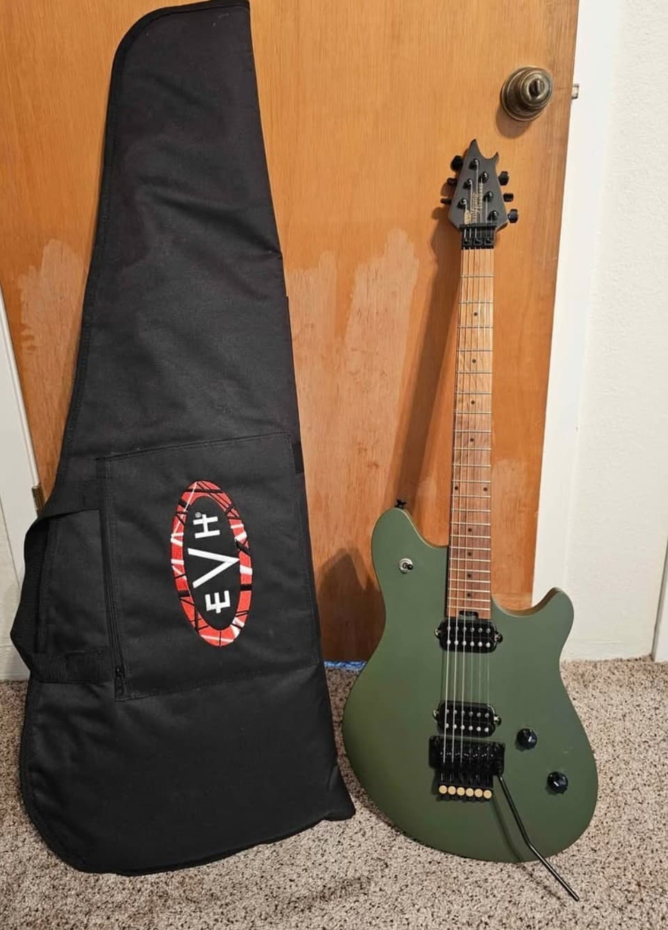 Used EVH Wolfgang Standard Electric Guitar - Purple Burst With Fender Bag