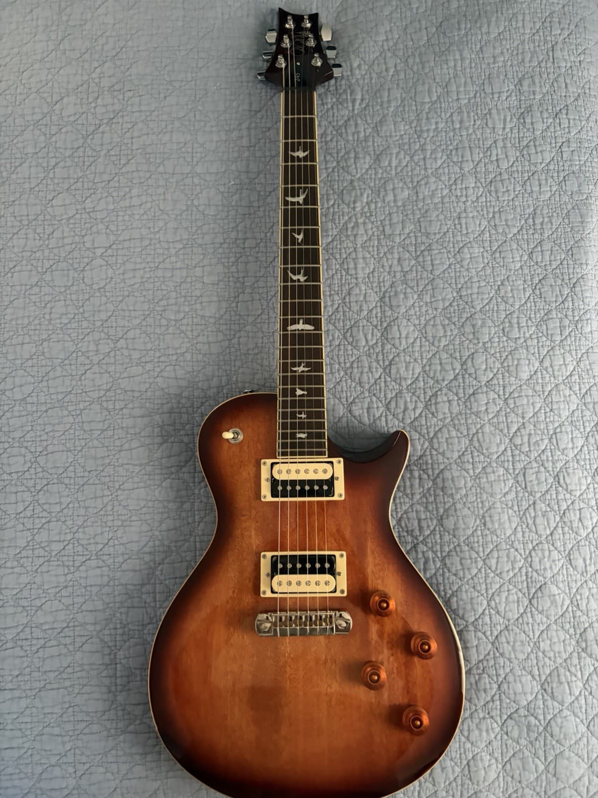 PRS Guitars SE 245 Electric Guitar - Brown, Solid Body, 6 String, Gig Bag