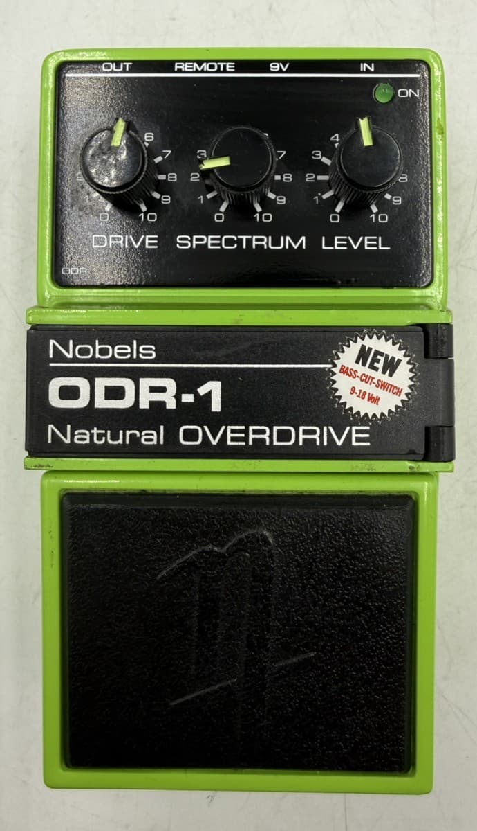 NOBELS ODR-1 NATURAL OVERDRIVE GUITAR EFFECT PEDAL W/ BASS CUT SWITC (CP2020071)