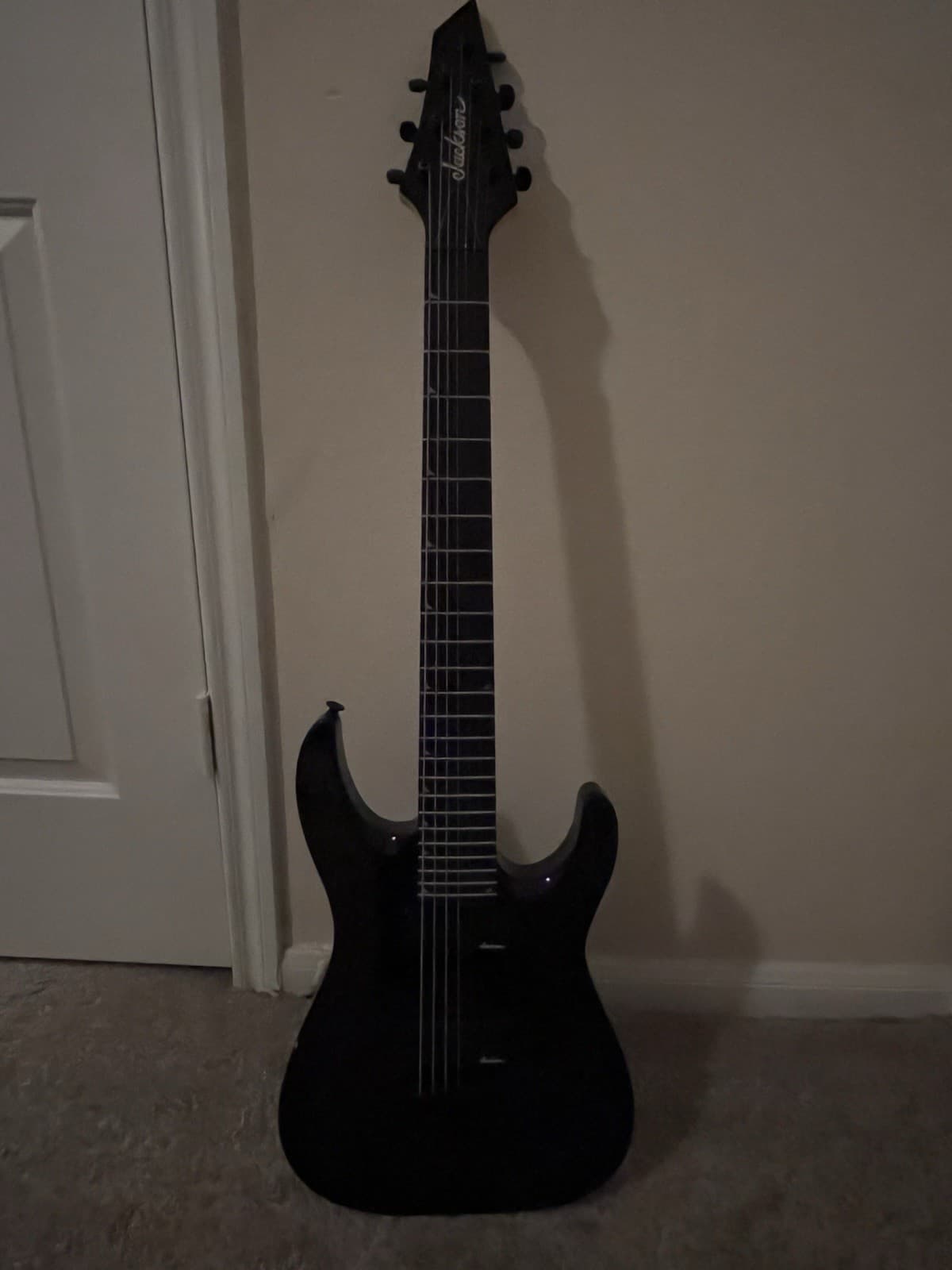 Jackson Dinky JS22-7 7-String Electric Guitar Satin Black