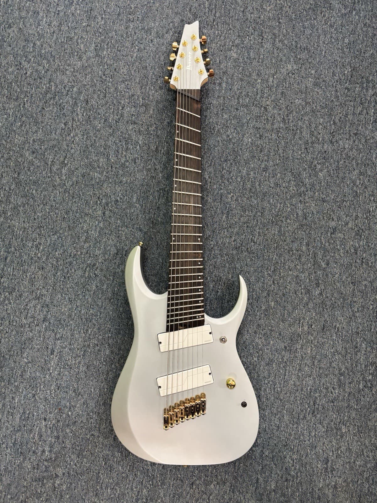 Ibanez RGDMS8 RGD Axe Design Lab Multi-Scale 8-String Guitar Classic Silver Matt