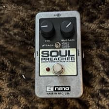 Electro-Harmonix Nano Soul Preacher Analog Compressor/Sustainer Pedal Guitar
