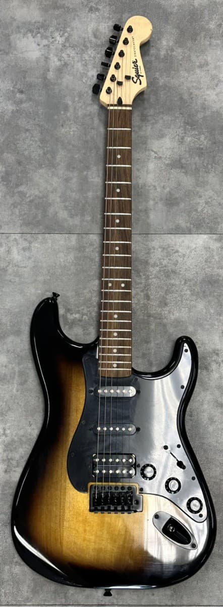 Squier Bullet Stratocaster HSS Electric Guitar - Black (PD1125376)