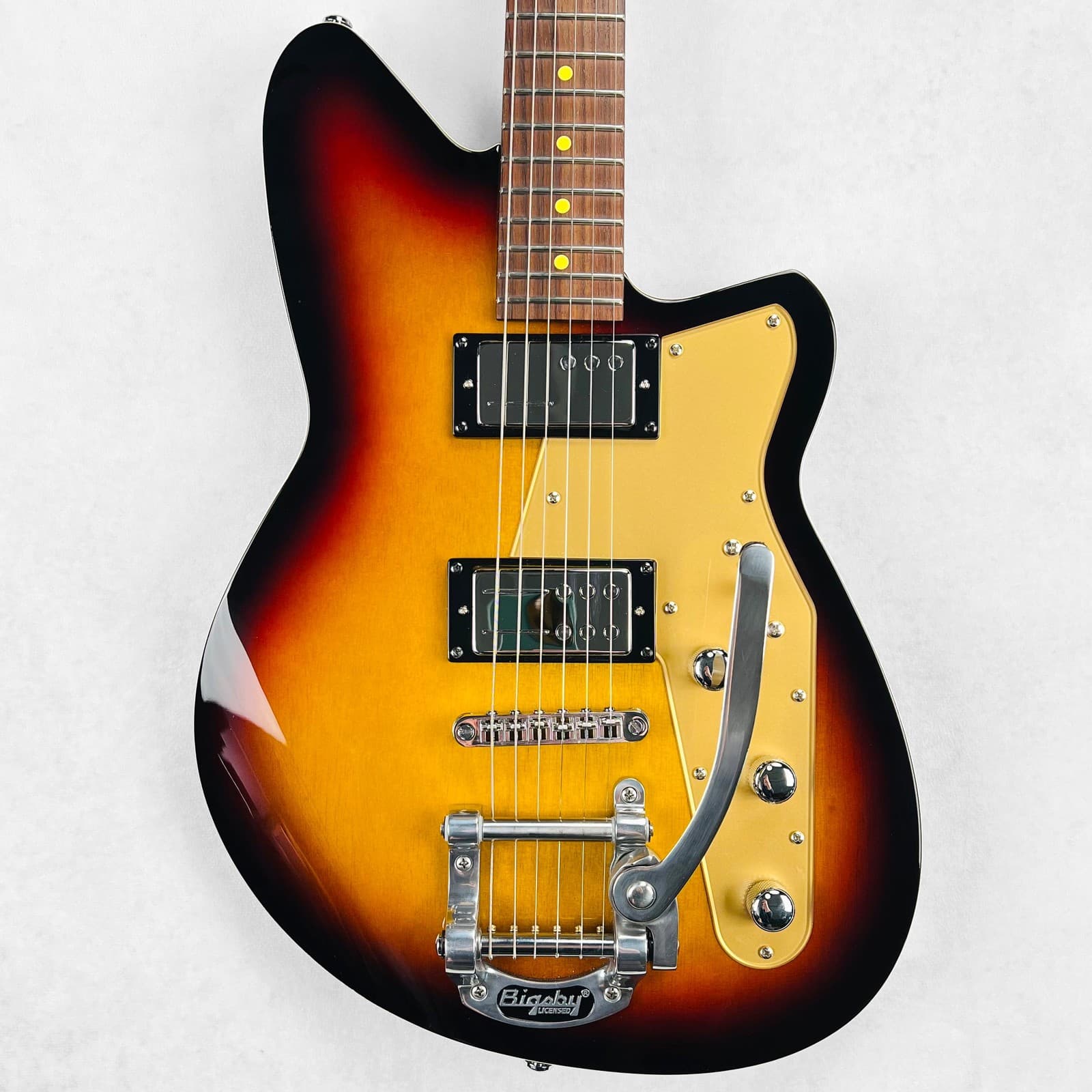 Reverend Jetstream HC Bigsby 2020s - 3-Tone Burst