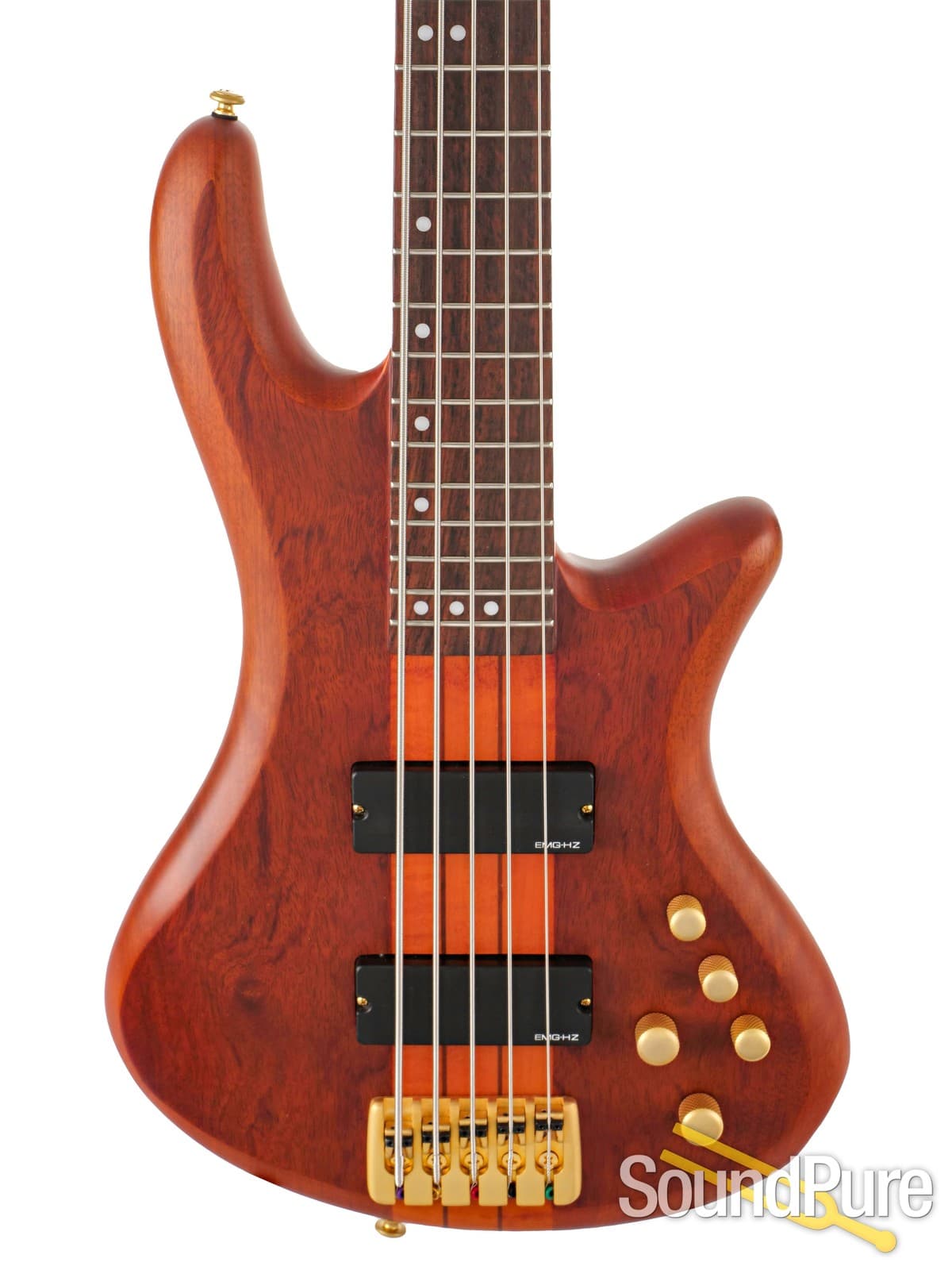 Schecter Stiletto Studio 5 Honey Satin Bass #0632303 - Used