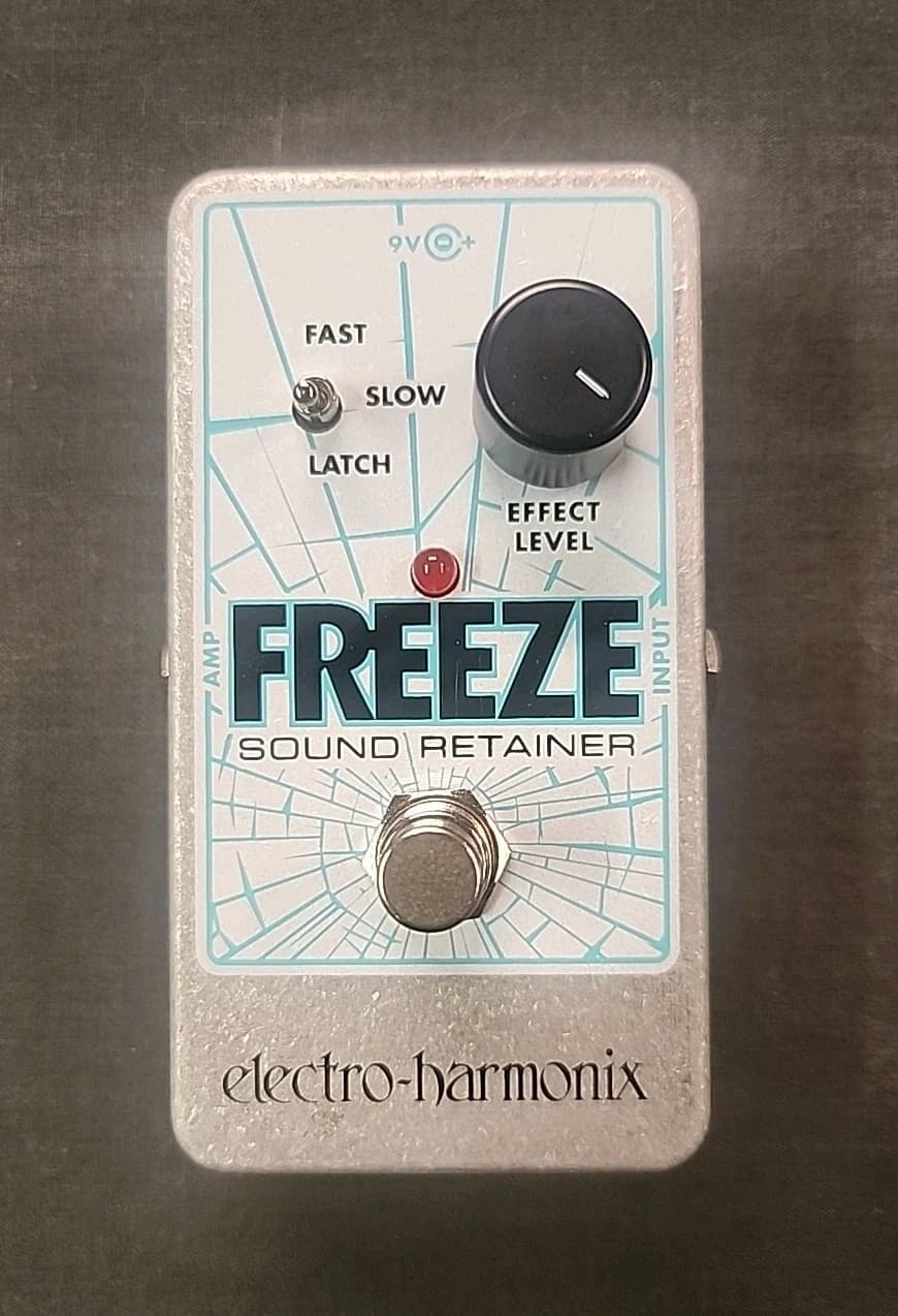 Electro-Harmonix FREEZE Guitar EFFECTS PEDAL noise sound SUSTAINER EFFECT
