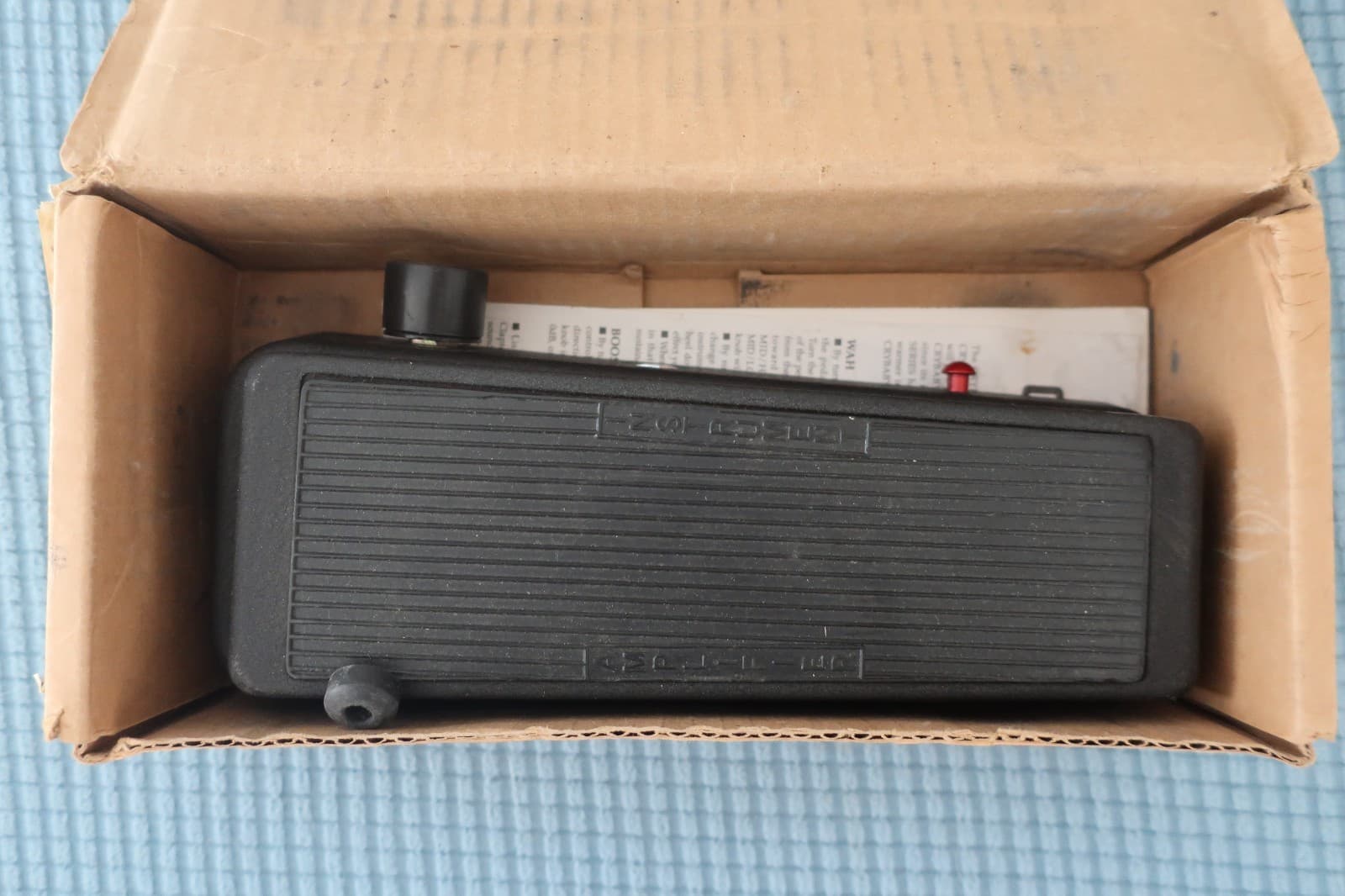 Jim Dunlop Cry Baby 535 Guitar Effect Wah Pedal Black Nos Black