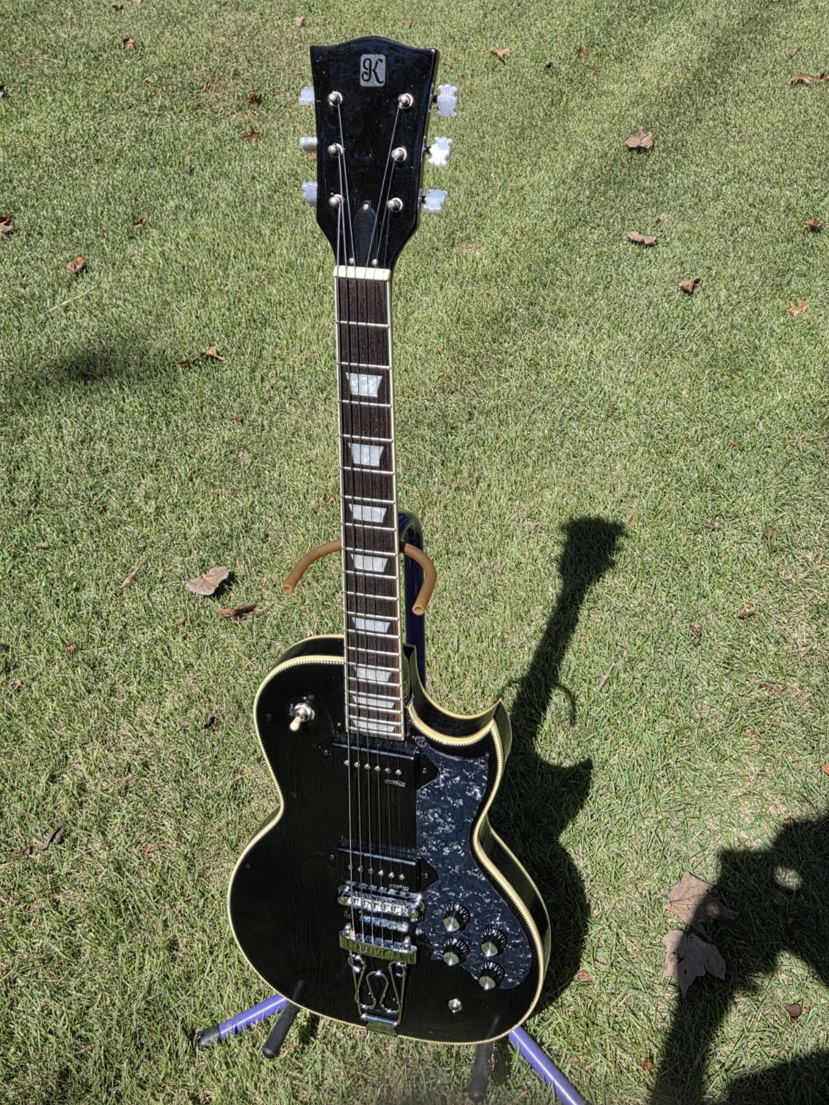 Kay 60's Thinline Electric Guitar Body W/ New Neck, Wiring, Pickups Bridge Guard