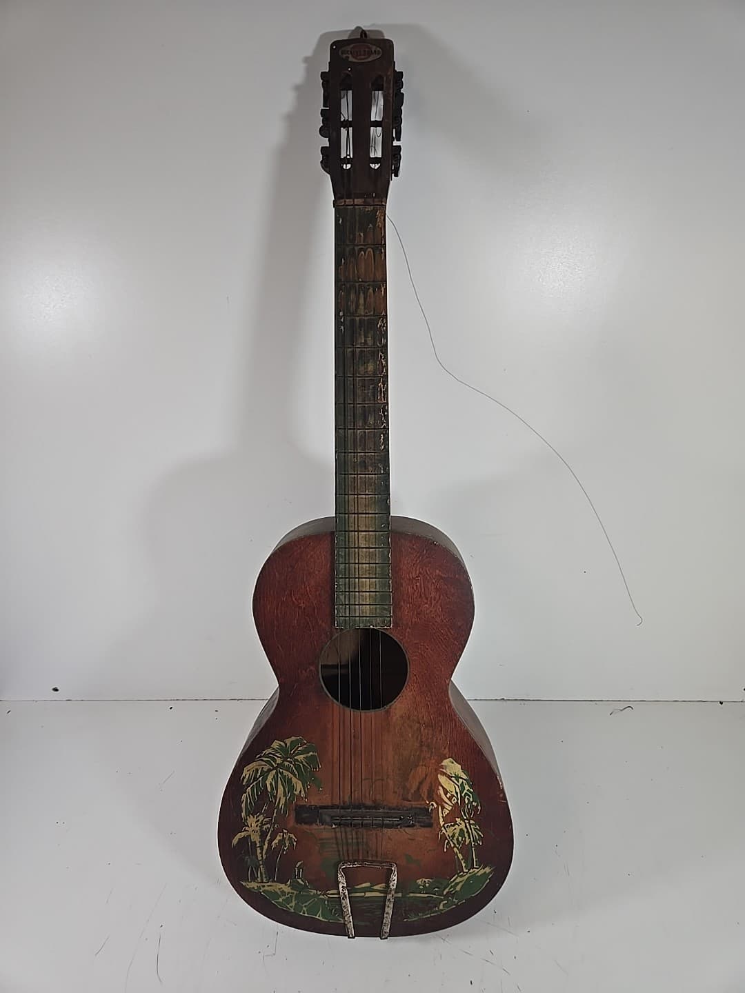 Vintage Buckeye Brand Parlor Acoustic Guitar "The Palm"