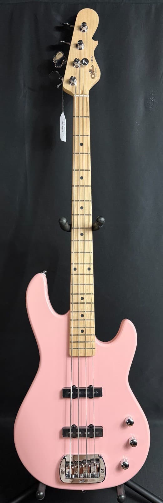 G&L Tribute JB-2 4-String Bass Guitar Shell Pink Finish