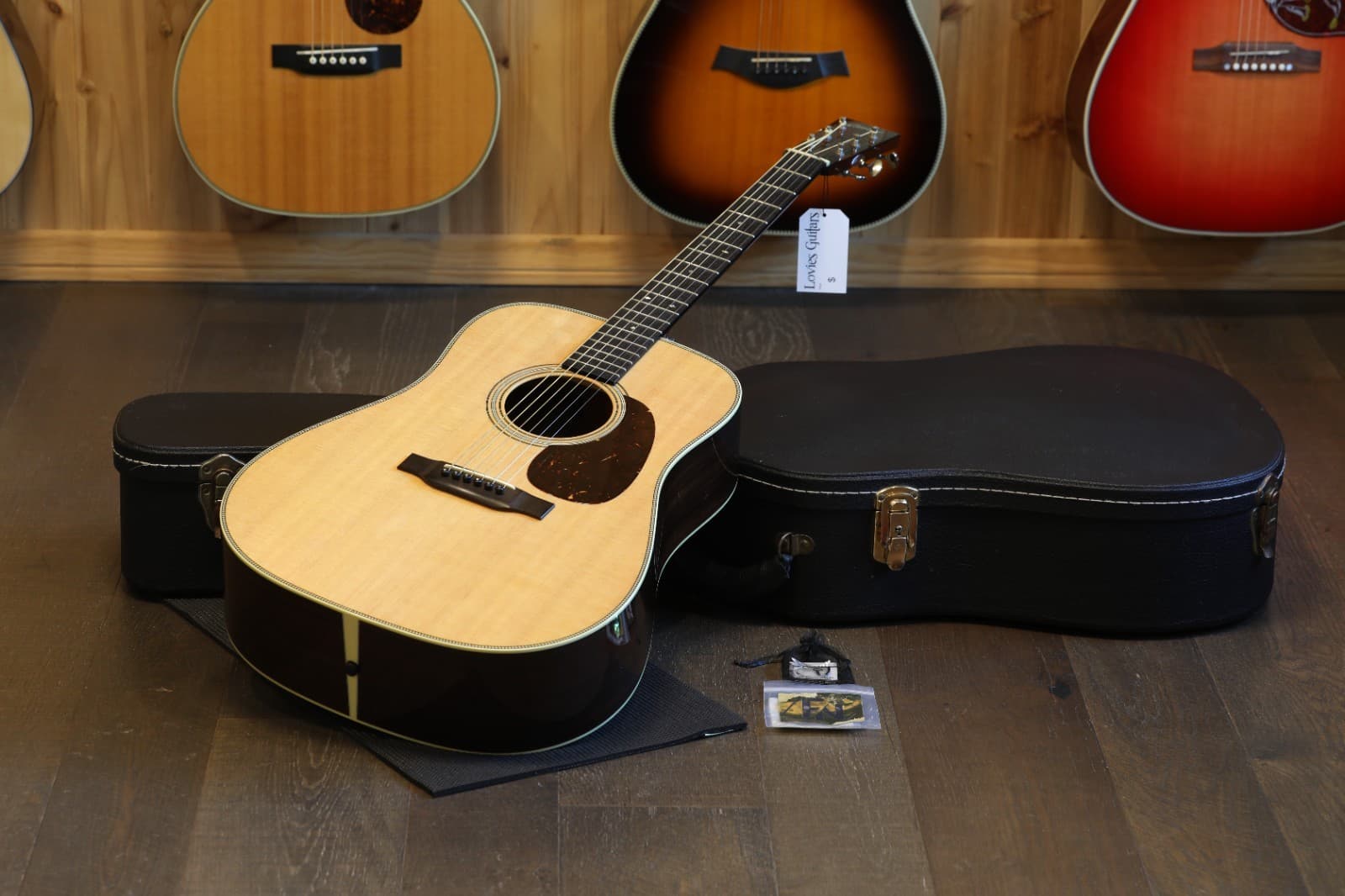 Minty! Collings D2H Signed by Bill Collings Dreadnought Guitar Natural + OHSC