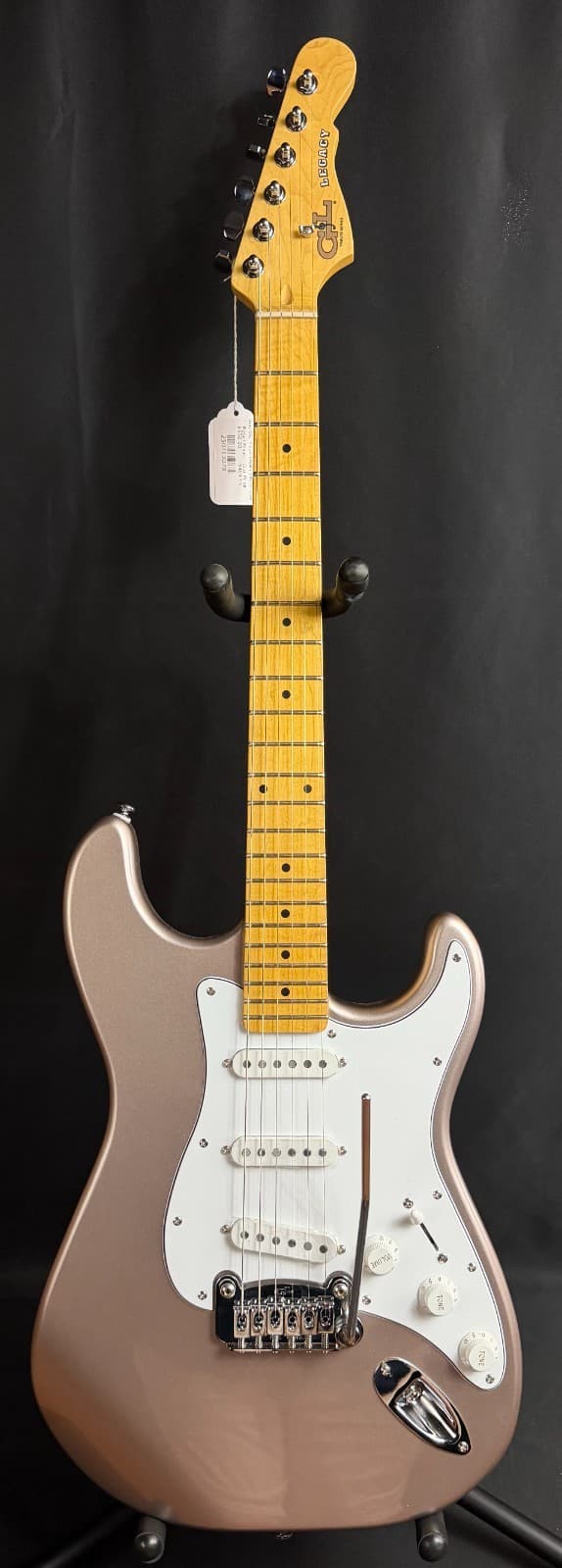 G&L Tribute Legacy Electric Guitar Shoreline Gold Finish