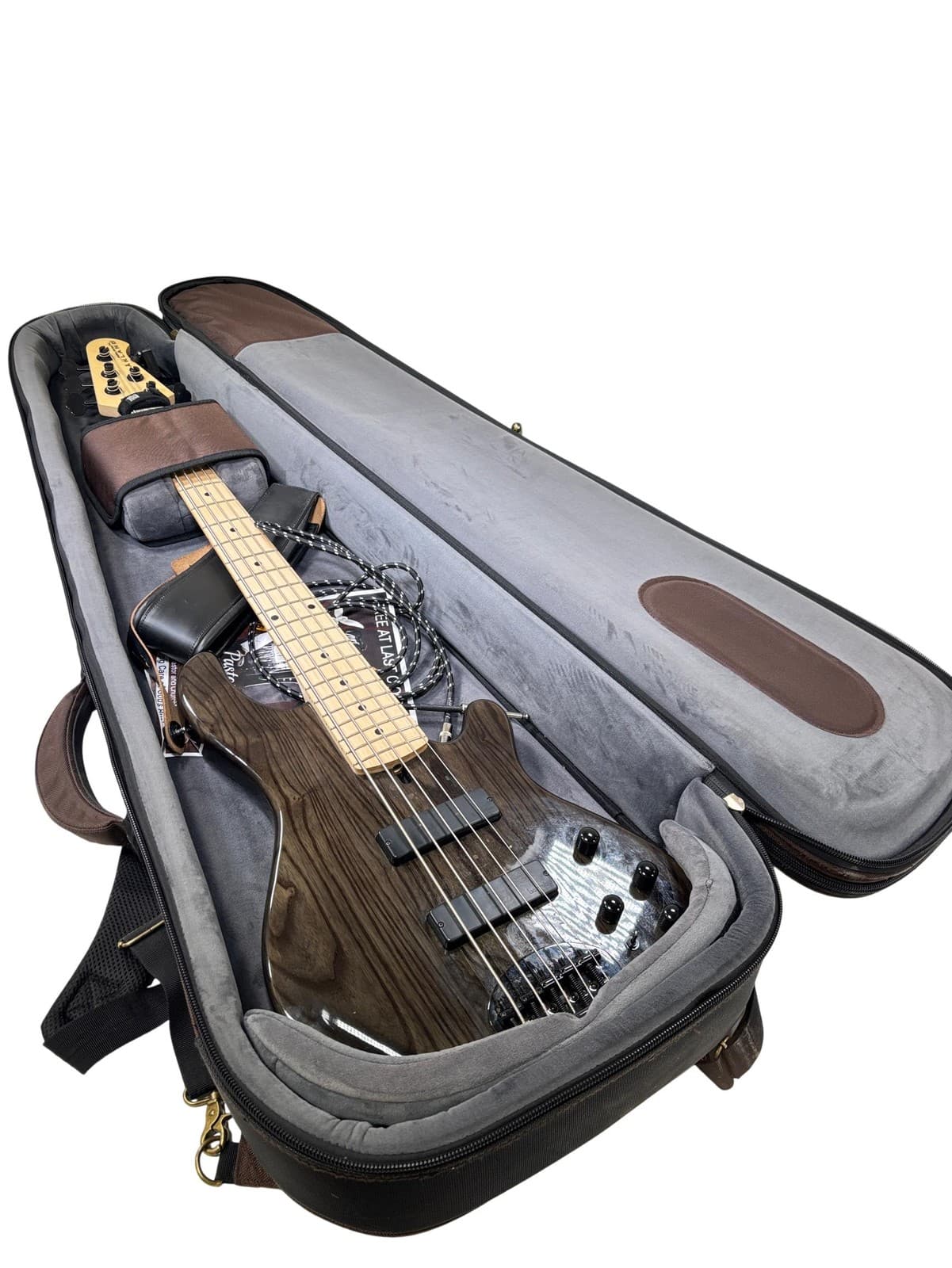 Lakland Skyline 44-OS Offset Right-Handed 5-String Wood Finish Bass Guitar