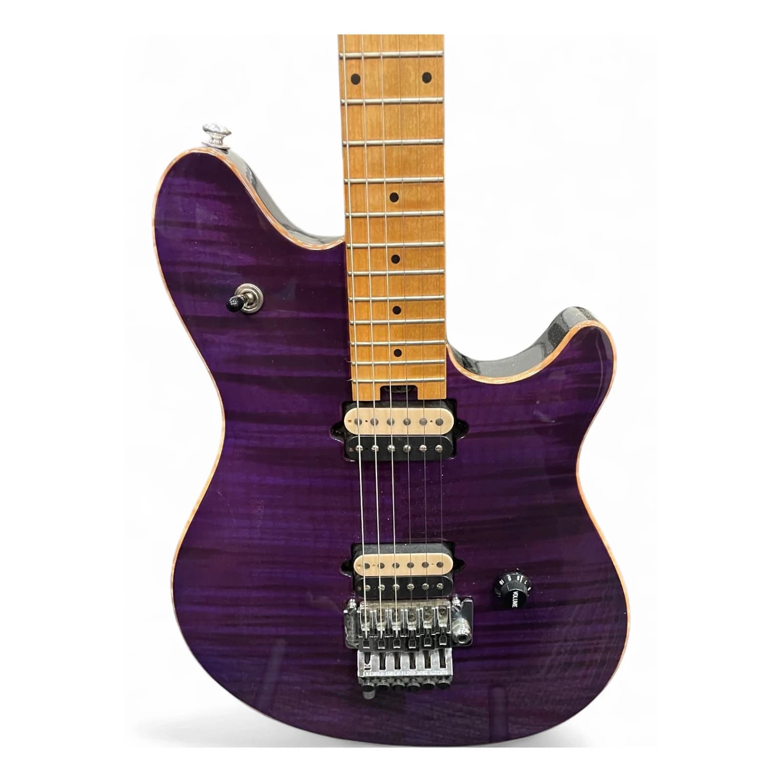 Peavey Wolfgang Special Deluxe USA 2001 - Purple Flame Maple Top - Original Case
